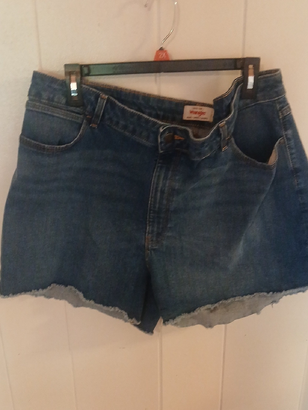 Womens Size 22 Wrangler Blue Denim Jean Shorts